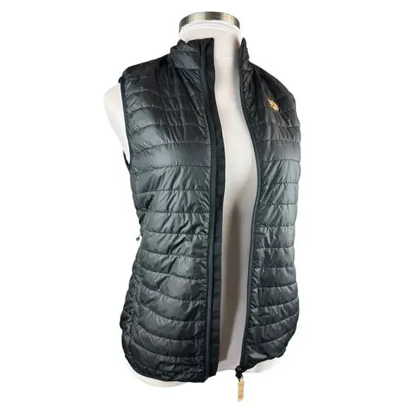 *Read* Fjallraven Abisko Padded Vest Lightweight Zip Puffer Black Women's Medium - Picture 5 of 14